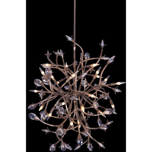 Allegri Fiore 16 Light 34" Wide Crystal Abstract Chandelier