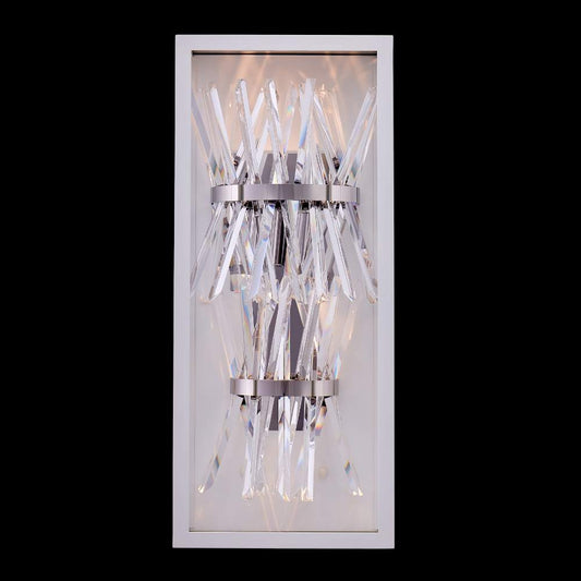 Glacier Estereo 25" Tall LED Wall Sconce