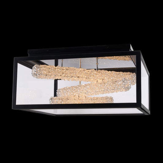 Lina Esterno 24" Wide LED Flush Mount Outdoor Ceiling Fixture