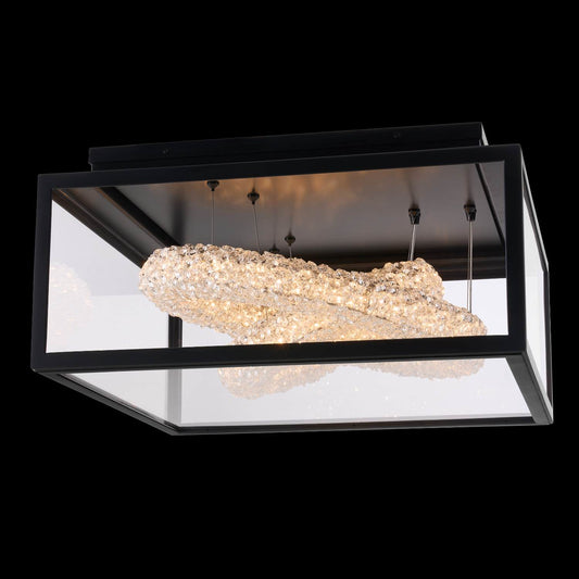Lina Esterno 24" Wide LED Flush Mount Outdoor Ceiling Fixture