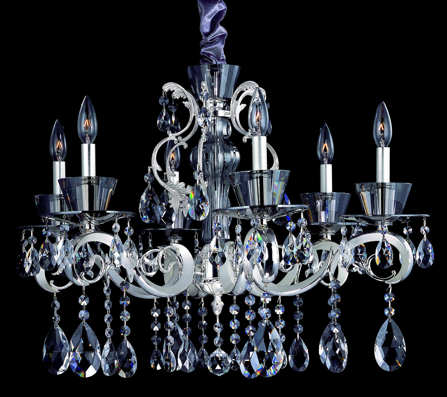 Locatelli 6 Light 29" Wide Crystal Chandelier
