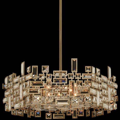Vermeer 6 Light 24" Wide Crystal Pendant