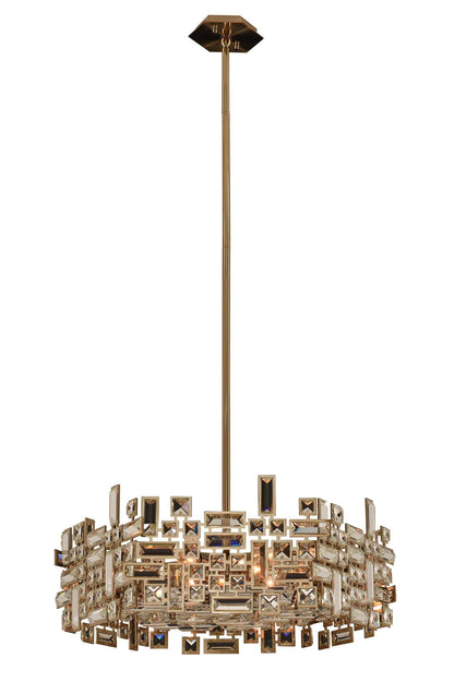 Vermeer 6 Light 24" Wide Crystal Pendant