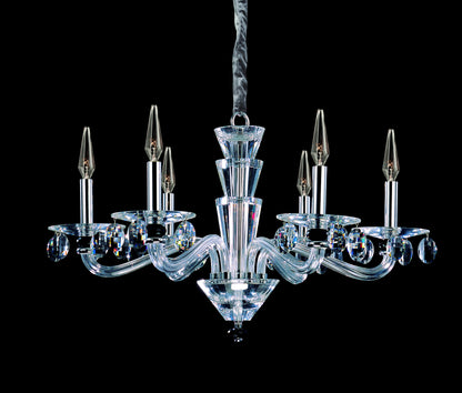 Shorecrest 6 Light 29-1/2" Wide Crystal Chandelier