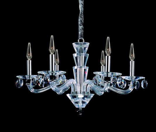 Shorecrest 6 Light 29-1/2" Wide Crystal Chandelier