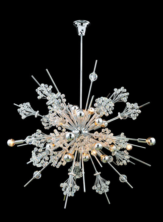 Constellation 30 Light 36" Wide Single Tier Chandelier with Clear Crystal