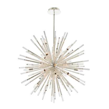 Allegri Sprazzo 28 Light 36" Wide Crystal Sputnik Chandelier