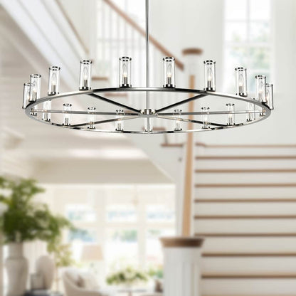 Alora Lighting Revolve 21 Light 60" Wide Taper Candle Chandelier