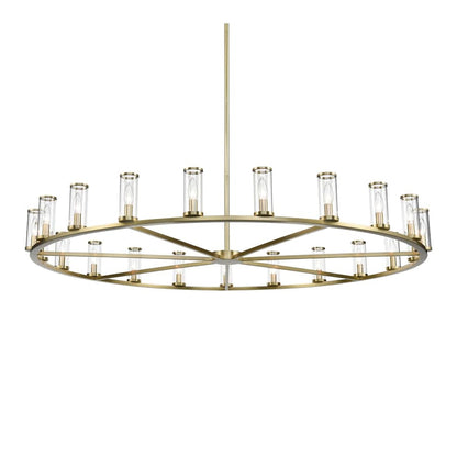 Alora Lighting Revolve 21 Light 60" Wide Taper Candle Chandelier