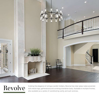 Alora Lighting Revolve 24 Light 32" Wide Taper Candle Chandelier