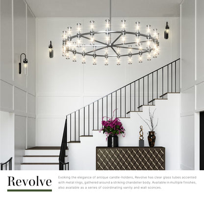 Alora Lighting Revolve 42 Light 60" Wide Taper Candle Chandelier