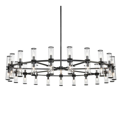 Alora Lighting Revolve 42 Light 60" Wide Taper Candle Chandelier