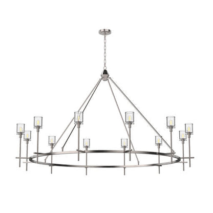 Salita 12 Light 70" Wide Crystal Chandelier