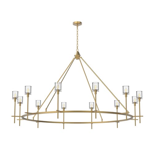 Salita 12 Light 70" Wide Crystal Chandelier