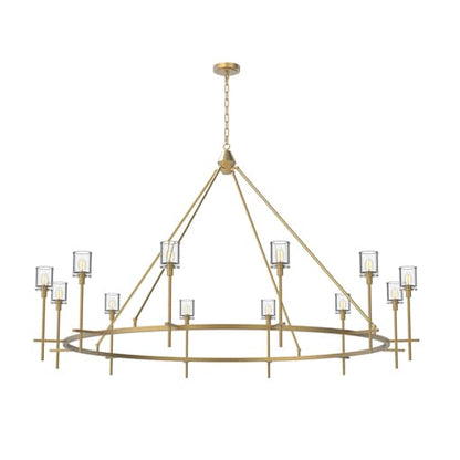 Salita 12 Light 70" Wide Crystal Chandelier