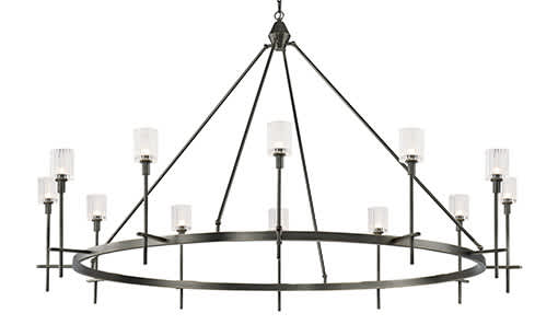 Salita 12 Light 70" Wide Crystal Chandelier