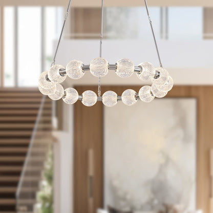 Alora Lighting Marni 33" Wide LED Ring Chandelier