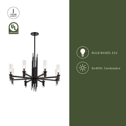 Alora Lighting Torres 2" Wide Chandelier