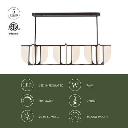 Alora Lighting Anders 30" Wide LED Chandelier
