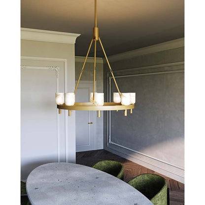 Alora Lighting Lucian 8 Light 37" Wide Ring Chandelier