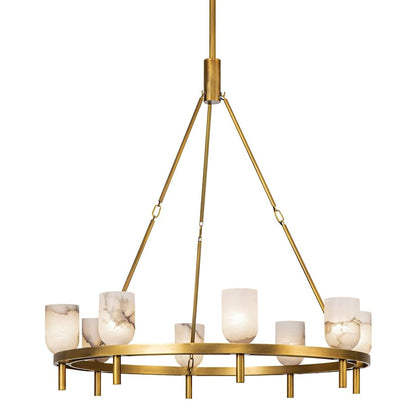 Alora Lighting Lucian 8 Light 37" Wide Ring Chandelier