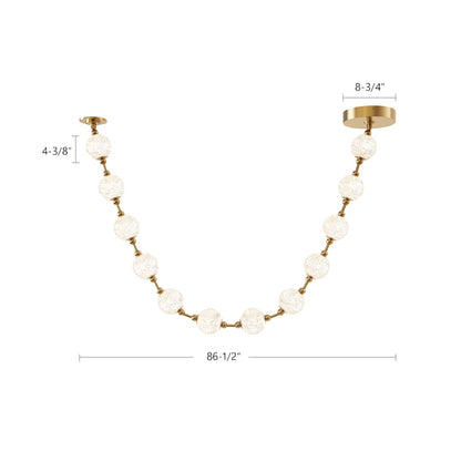 Alora Lighting Marni 7-ft Wide 3000K LED Linear Pendant