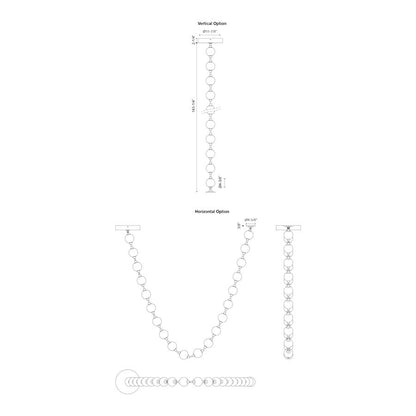 Alora Lighting Marni 12-ft Wide 3000K LED Linear Pendant
