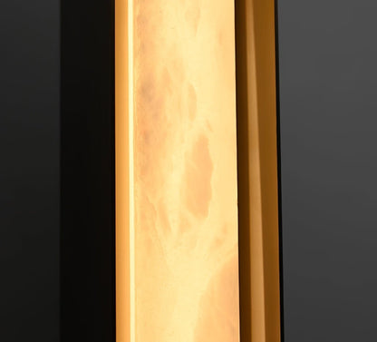 Alvara Alabaster Vertical Wall Sconce