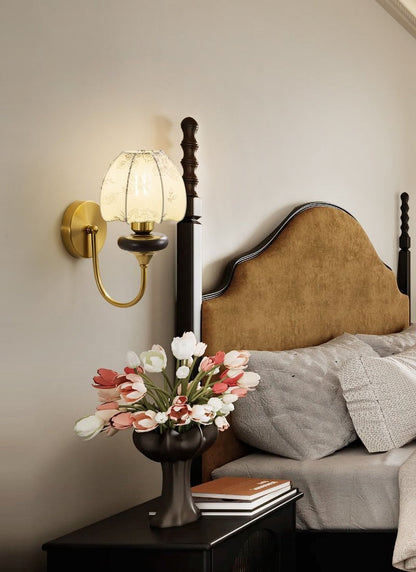 Amelie Floral Fabric Wall Sconce