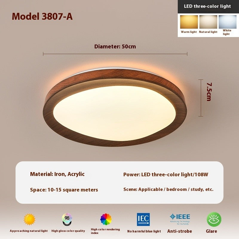 Antique Walnut Pattern Ceiling Lamp