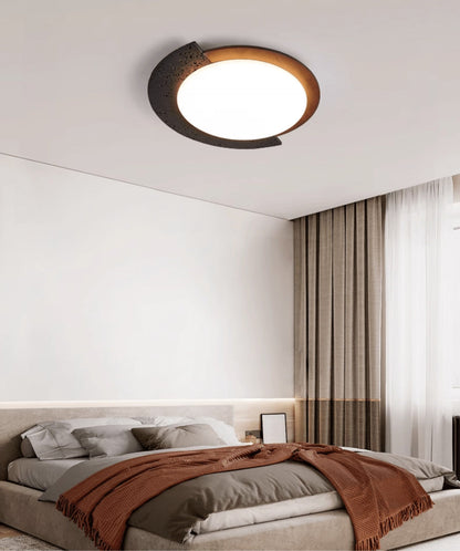 Aperture Stone Ceiling Light