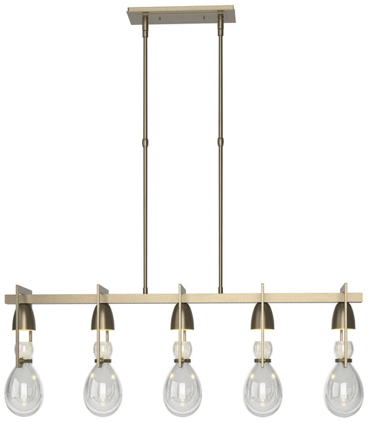 Apothecary 40.5" Wide Soft Gold Pendant
