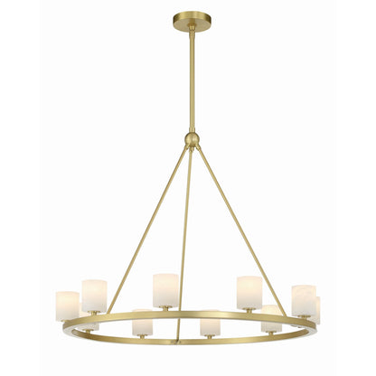 Aragon 34.75'' LED Soft Brass Chandelier Gold 34.75"W x 26"H x 34.75"D