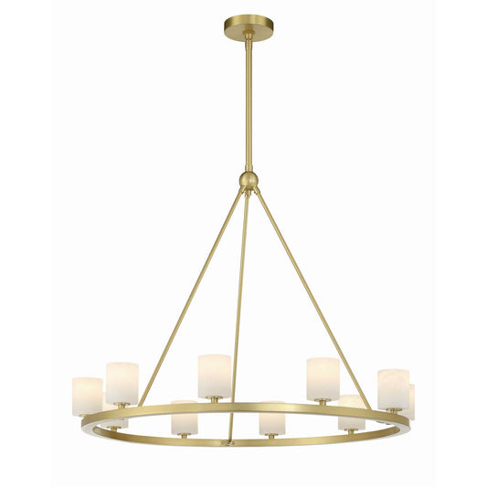 Aragon 34.75'' LED Soft Brass Chandelier Gold 34.75"W x 26"H x 34.75"D