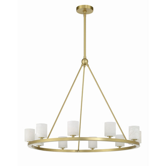 Aragon 34.75'' LED Soft Brass Chandelier Gold 34.75"W x 26"H x 34.75"D