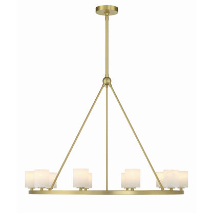Aragon 34.75'' LED Soft Brass Chandelier Gold 34.75"W x 26"H x 34.75"D
