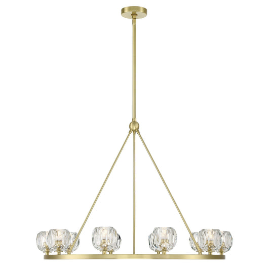 Aragon 36'' LED Soft Brass Chandelier Gold 36"W x 26"H x 36"D