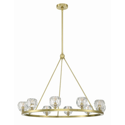 Aragon 36'' LED Soft Brass Chandelier Gold 36"W x 26"H x 36"D