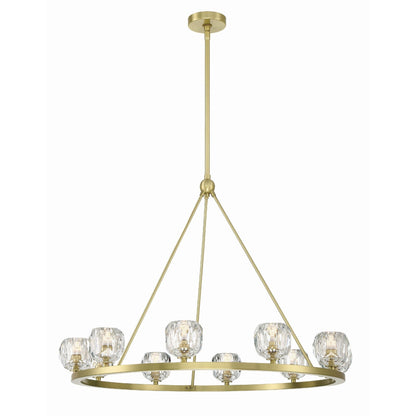 Aragon 36'' LED Soft Brass Chandelier Gold 36"W x 26"H x 36"D