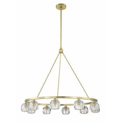 Aragon 36'' LED Soft Brass Chandelier Gold 36"W x 26"H x 36"D