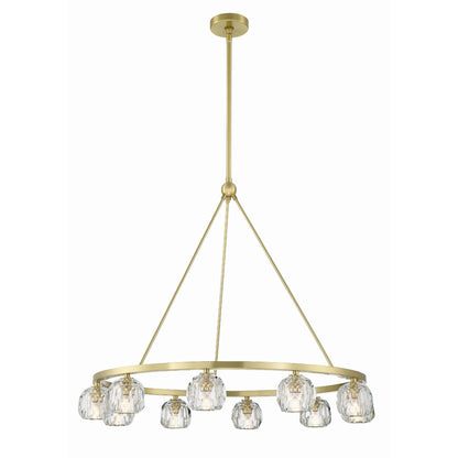 Aragon 36'' LED Soft Brass Chandelier Gold 36"W x 26"H x 36"D