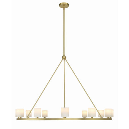 Aragon 46.75'' LED Soft Brass Chandelier Gold 46.75"W x 32"H x 46.75"D