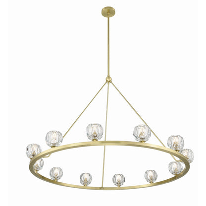 Aragon 48'' LED Soft Brass Chandelier Gold 48"W x 32"H x 48"D