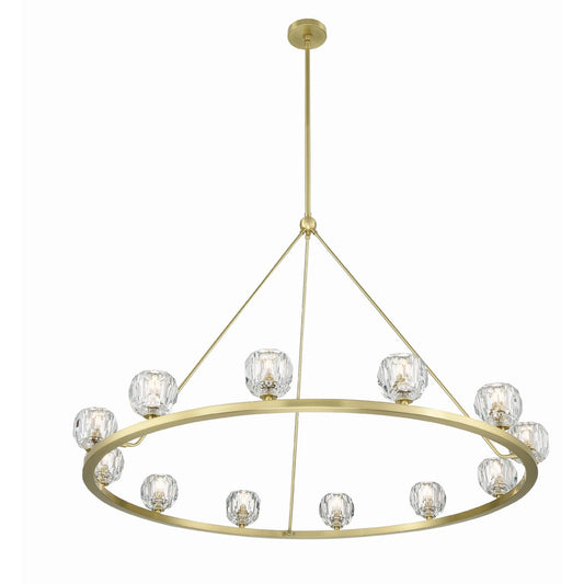 Aragon 48'' LED Soft Brass Chandelier Gold 48"W x 32"H x 48"D