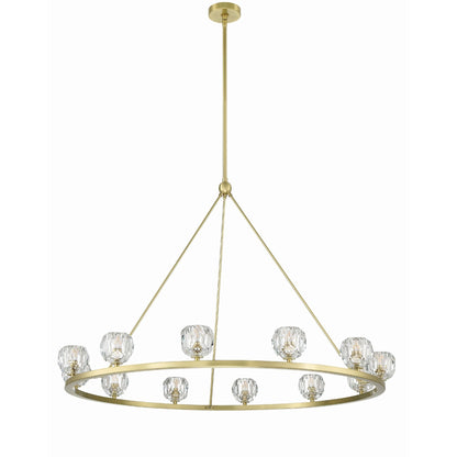 Aragon 48'' LED Soft Brass Chandelier Gold 48"W x 32"H x 48"D