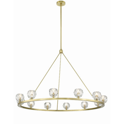 Aragon 48'' LED Soft Brass Chandelier Gold 48"W x 32"H x 48"D