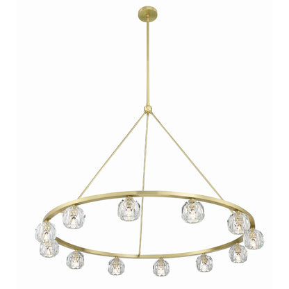 Aragon 48'' LED Soft Brass Chandelier Gold 48"W x 32"H x 48"D