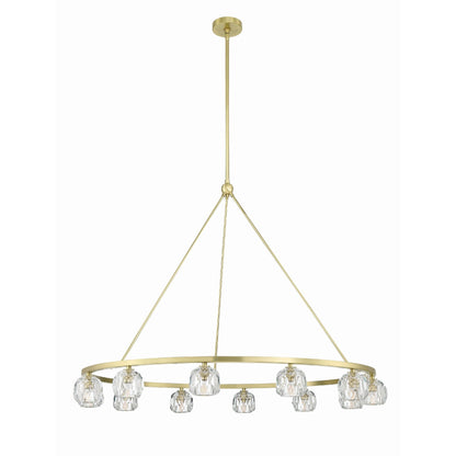 Aragon 48'' LED Soft Brass Chandelier Gold 48"W x 32"H x 48"D