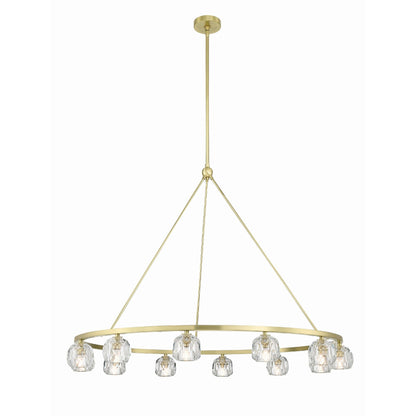 Aragon 48'' LED Soft Brass Chandelier Gold 48"W x 32"H x 48"D