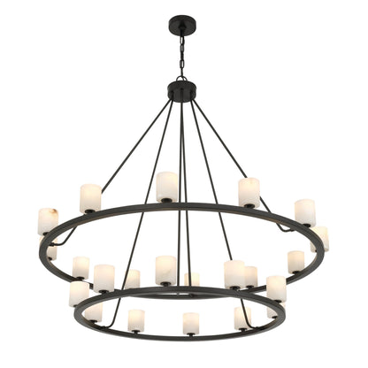 Aragon 46.75'' LED Matte Black Chandelier Black 46.75"W x 41.75"H x 46.75"D